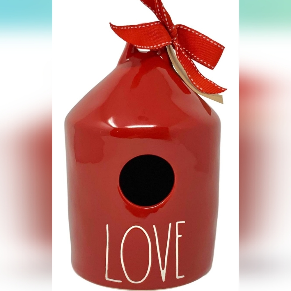NWT Rae Dunn Love Birdhouse